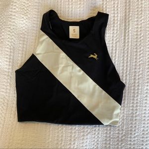 Tracksmith bell lap racing crop